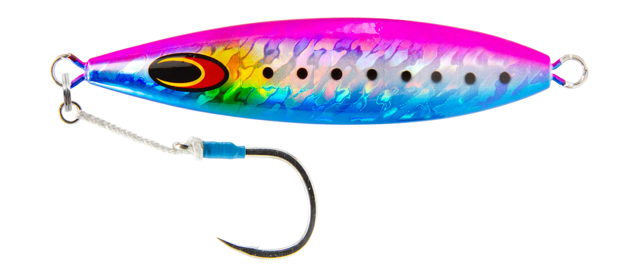 gypsy lures saltwater butterfly flutter jig 80g 3 oz red head holo jigging  lure