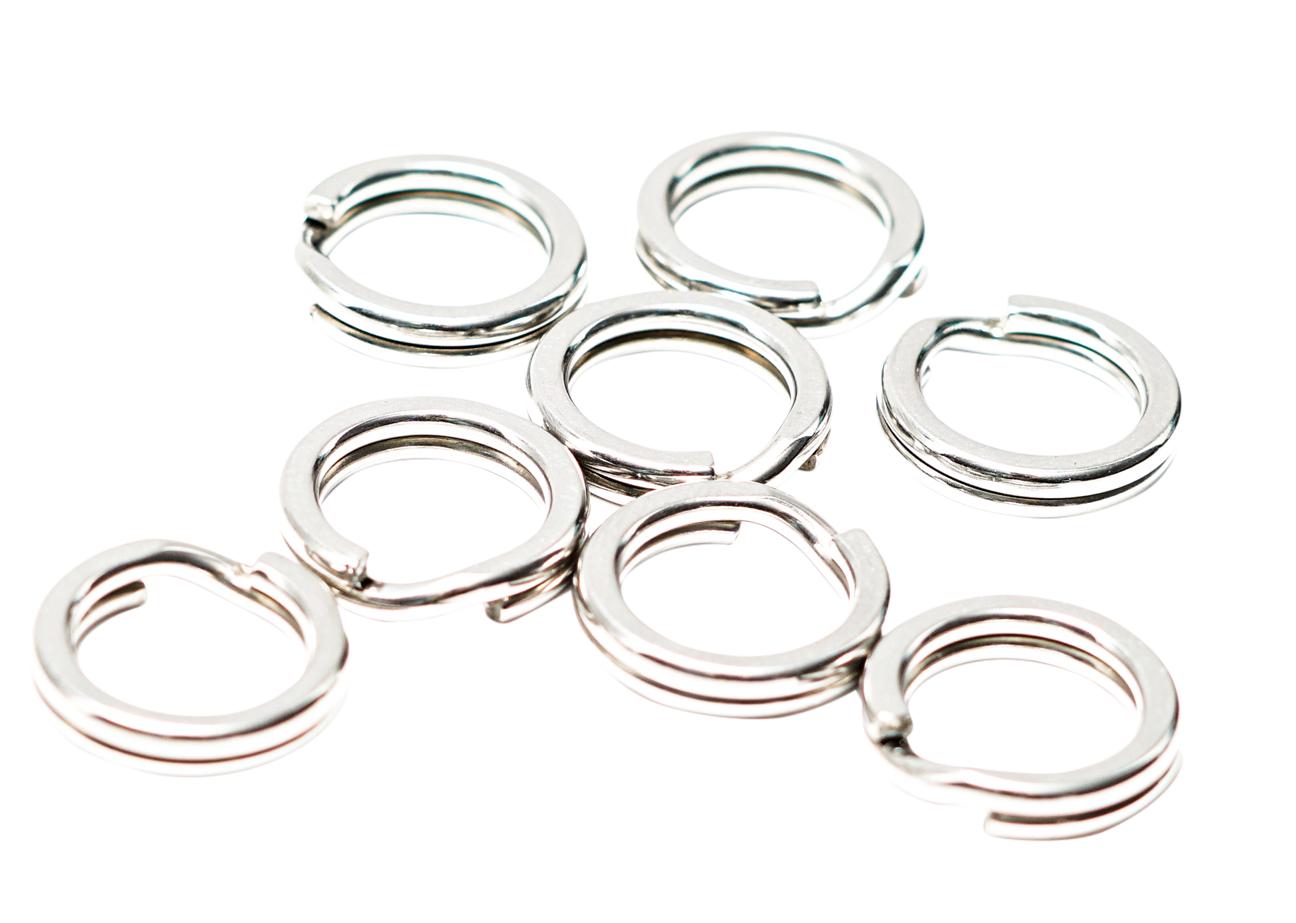 Loewten Split Rings, Double Circle Split Ring 7 Sizes Snap Split Ring, Stainless Steel Angling For Fishing