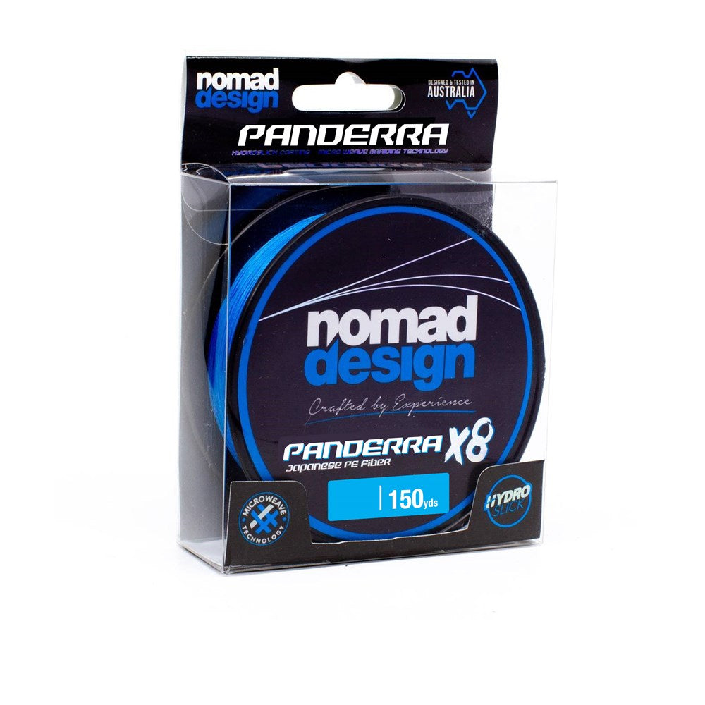  Nomad Design Panderra Cyan Blue X8 Braid 150Yds (Dia