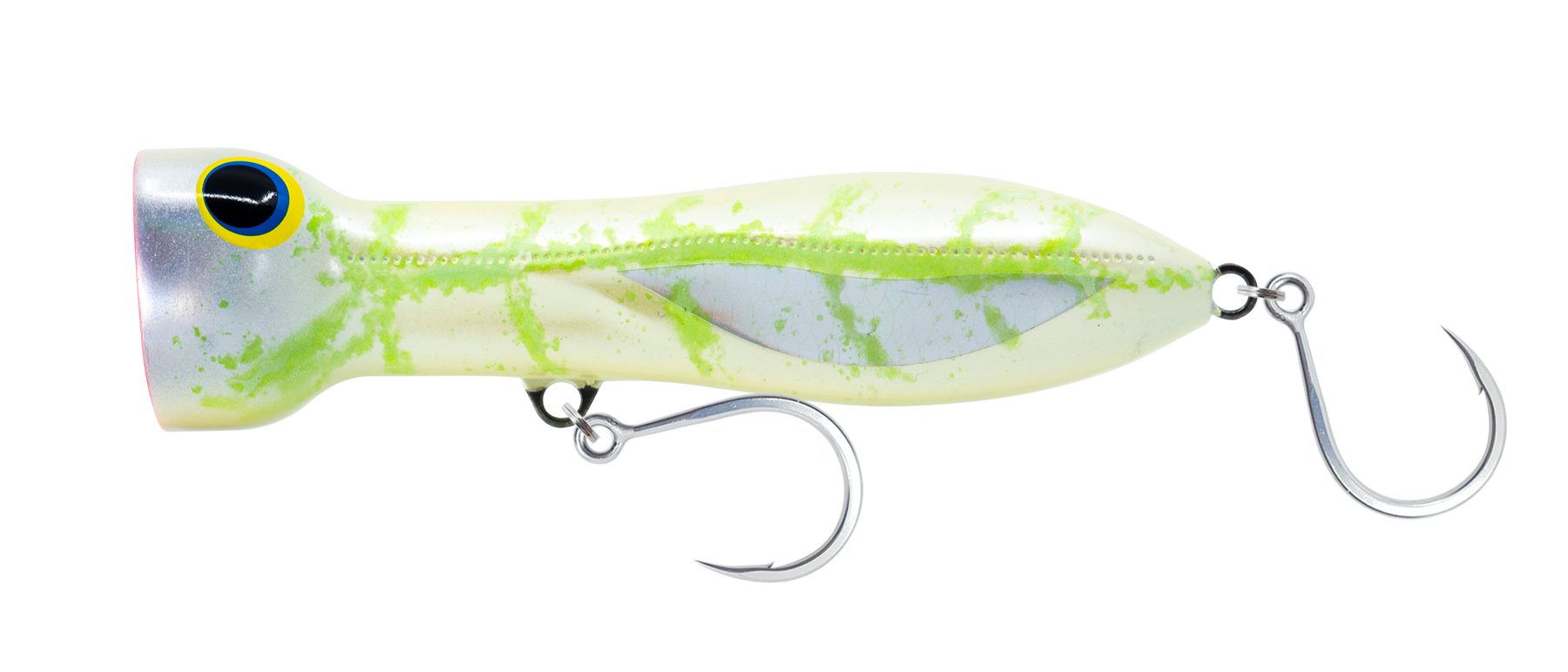 Nomad Design Chug Norris Popper - Holo Ghost Shad 120mm