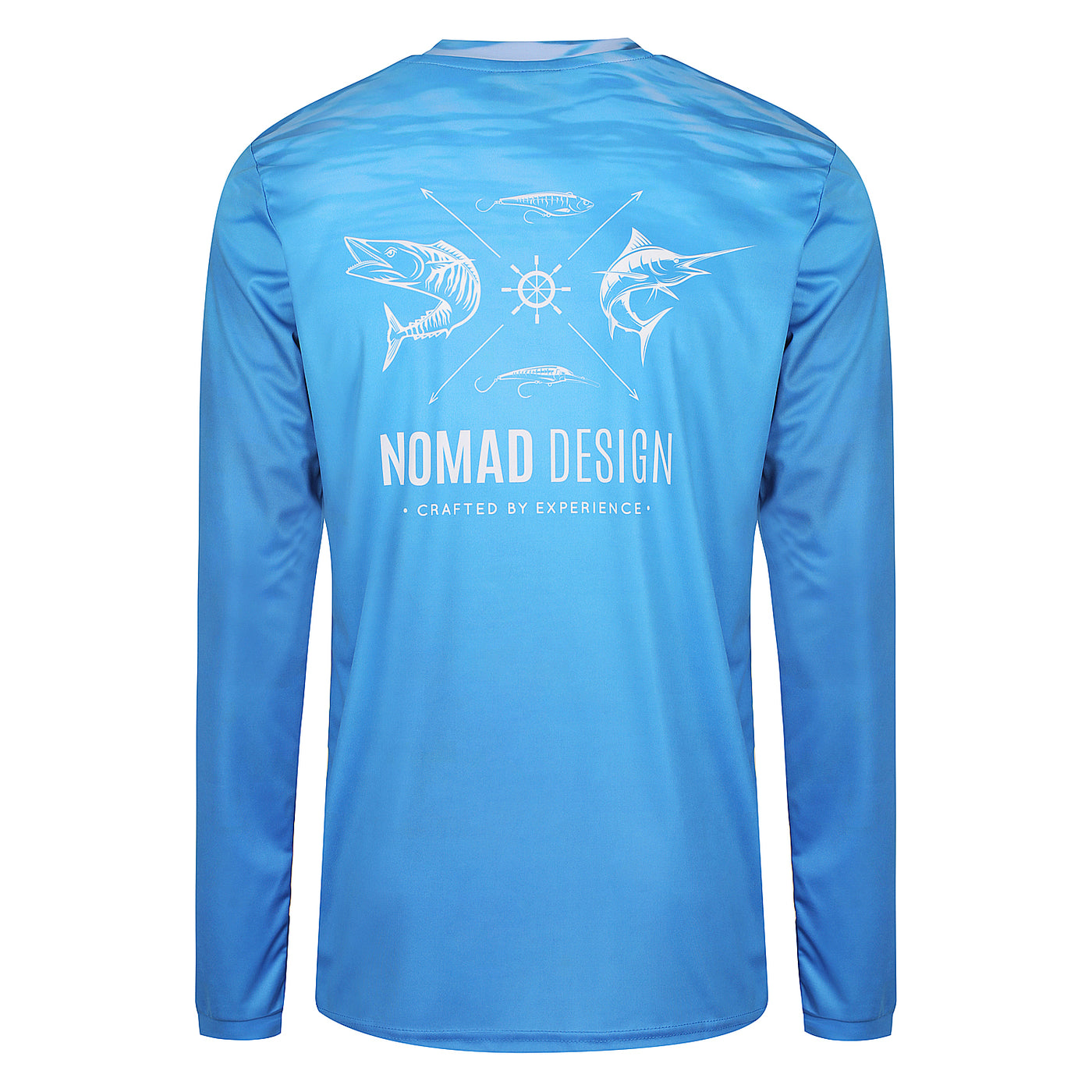 Nomad Design Tech Fishing Shirt Hooded Khaki Camo Splice