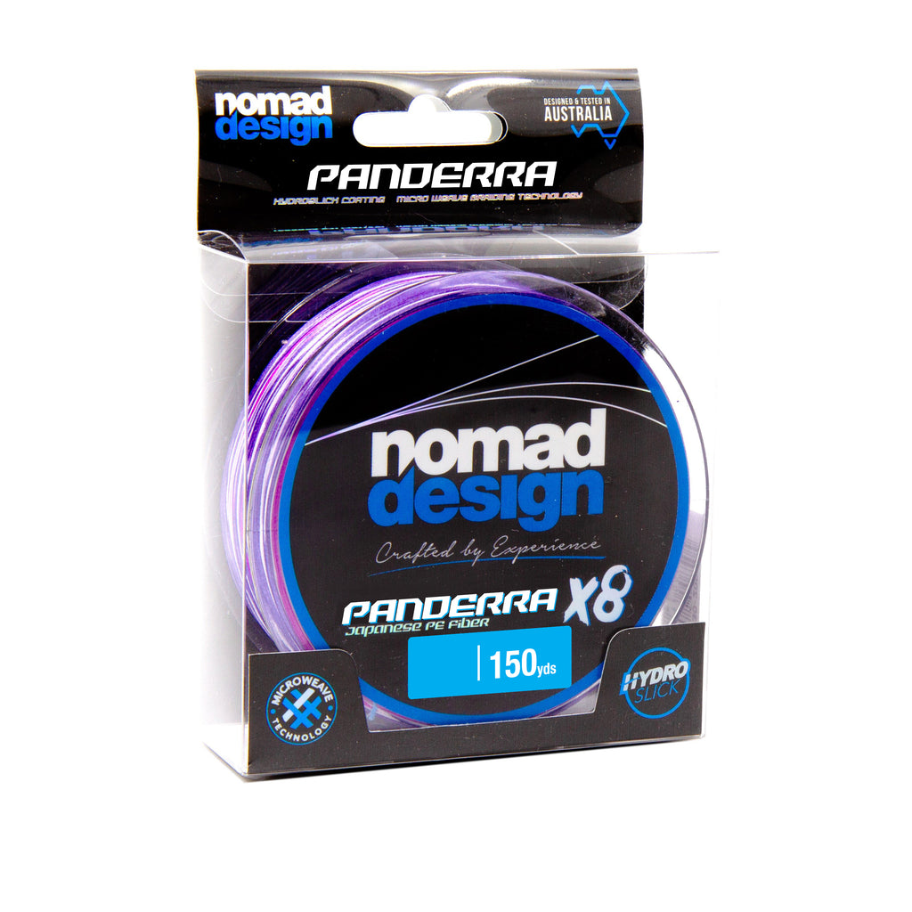 Panderra Multicolour X8 Braid 150yds – Nomad Tackle